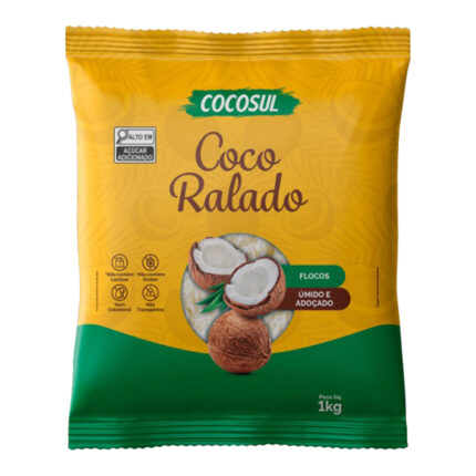 Coco em Flocos Úmido e Adoçado Coco Sul 1kg